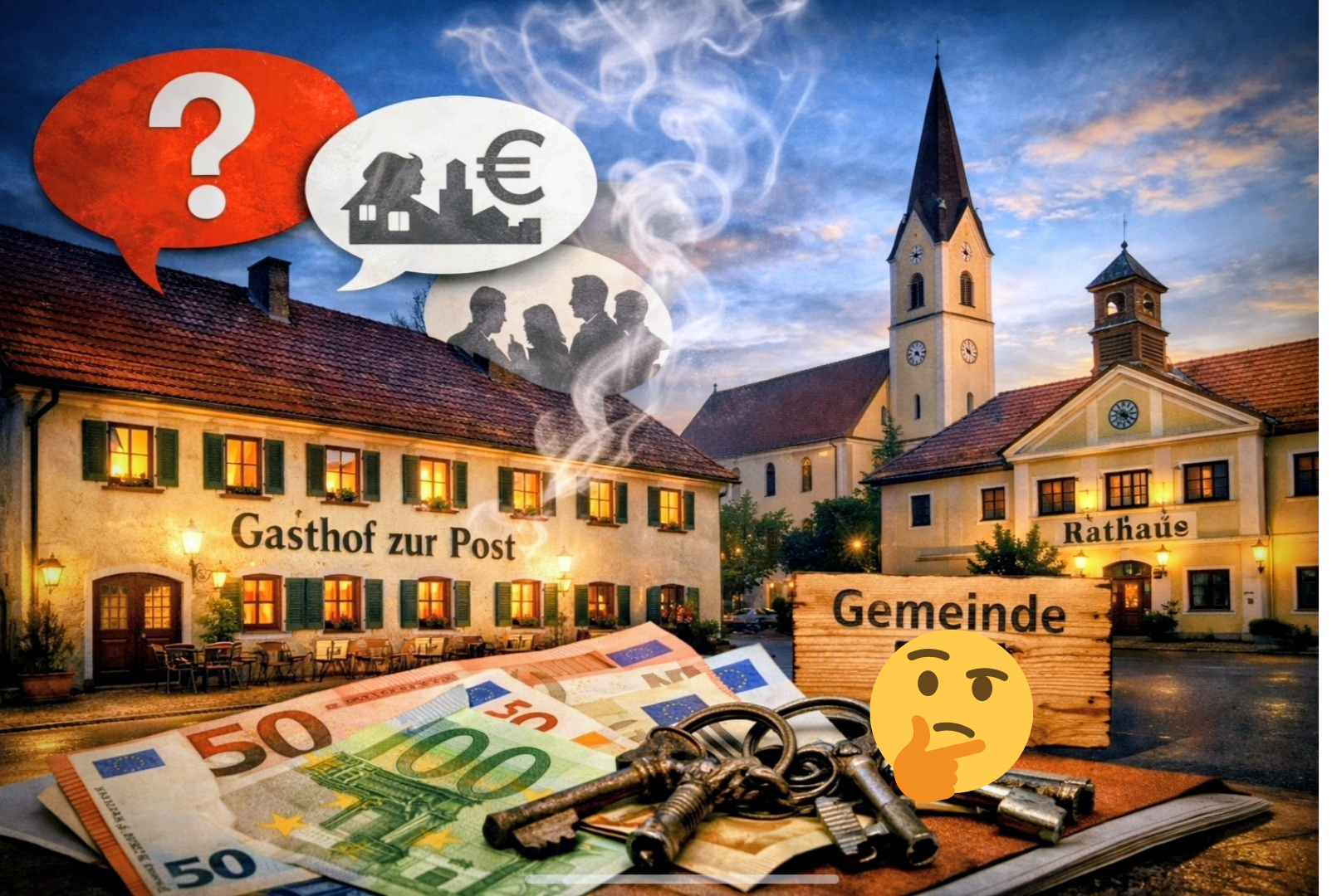 Gerüchteküche - Hat die Gemeinde den Gasthof zur Post gekauft?