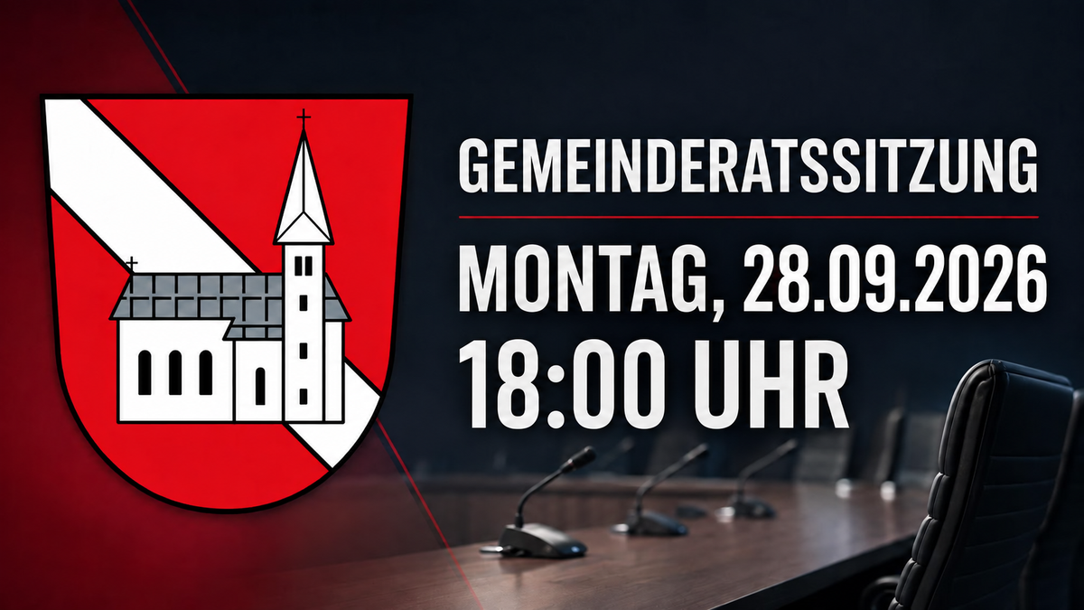 Gemeinderat Straßkirchen tagt am 28. September