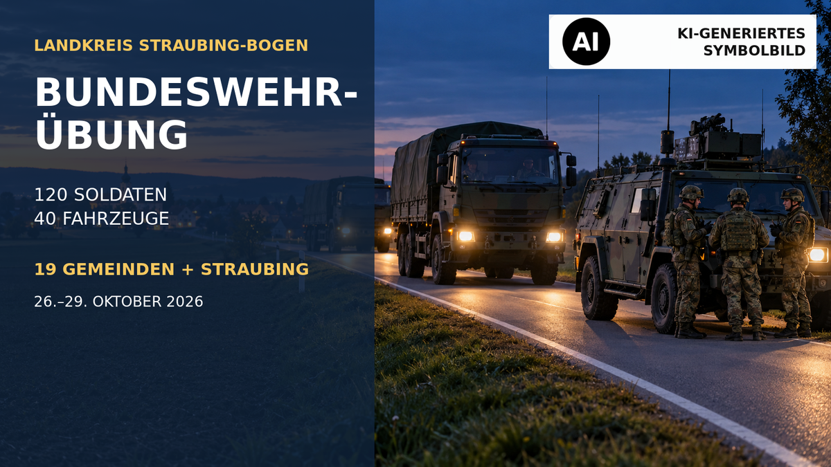 Bundeswehrübung betrifft ab Montag 19 Gemeinden und Straubing