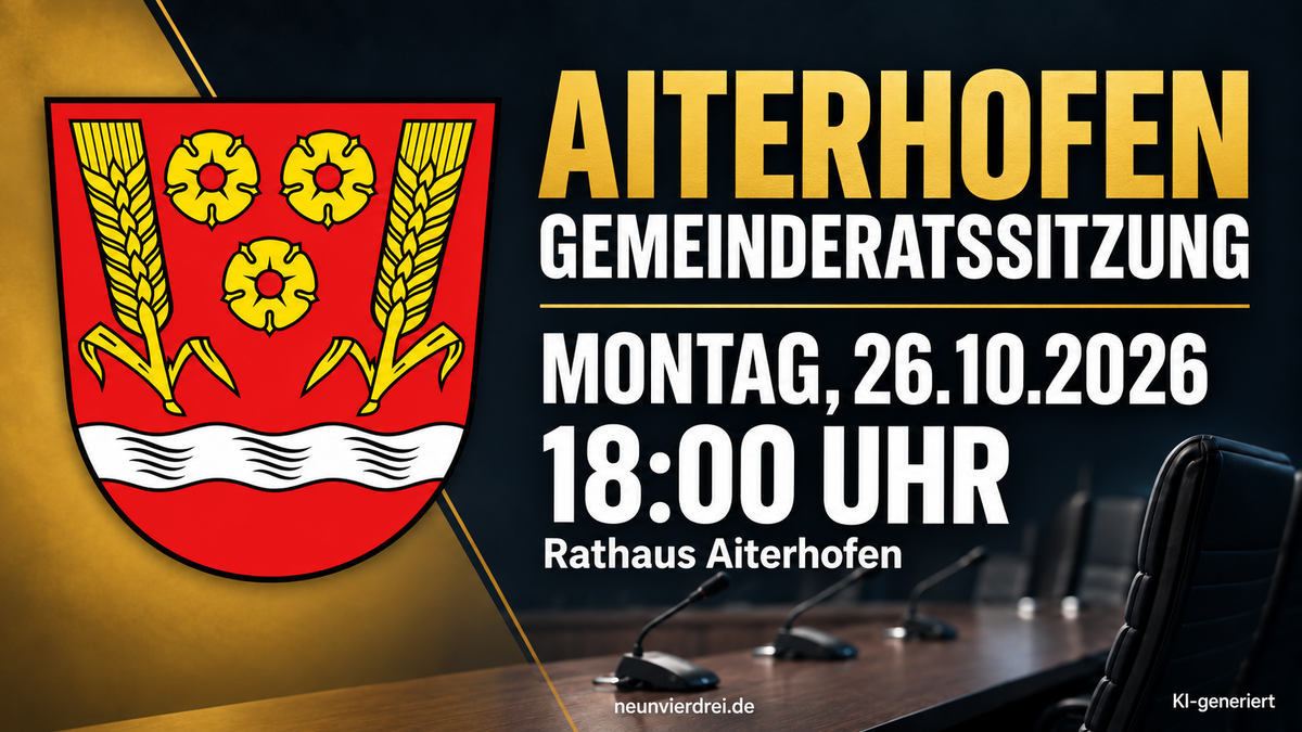 Gemeinderat Aiterhofen: Kita-Gebühren, Bauvorhaben und Gemeinde-App auf der Tagesordnung