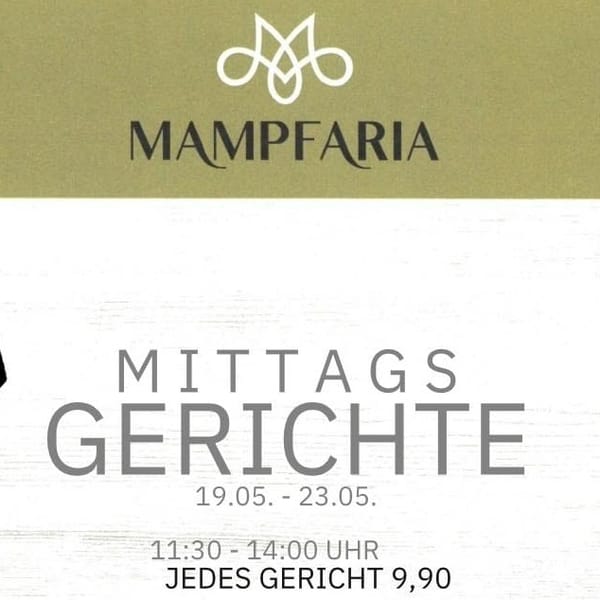 🥘 Wochenkarte bei Mampfaria – Jetzt wird's lecker!