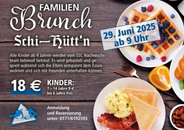 Familienbrunch in der Schi-Hütt´n