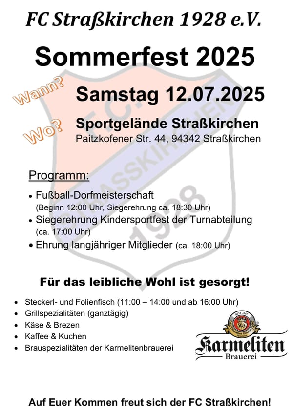 FCS-Sommerfest am 12.07.2025