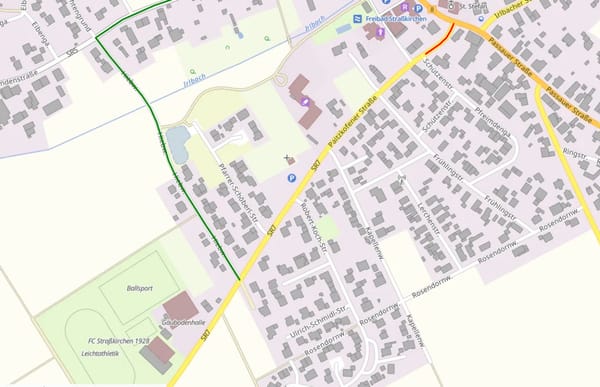 Straßensperrung in Straßkirchen: Paitzkofener Straße (SR 7) vom 25. bis 27. August dicht