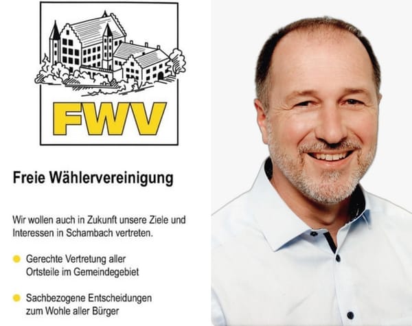 Freie Wählervereinigung Schambach im Fokus: Bernhard Ebenbeck über Ziele, Haltung und Gemeinderat