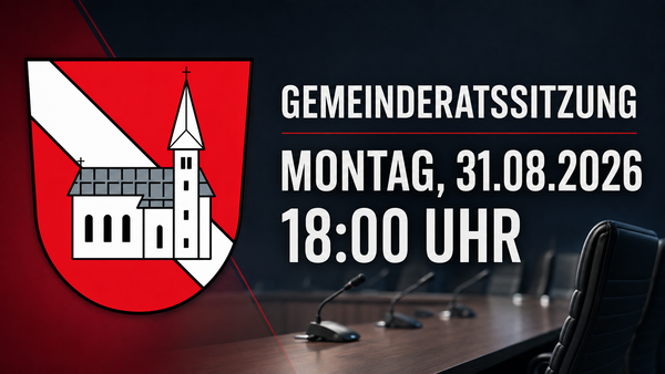 Gemeinderat Straßkirchen tagt am 31. August