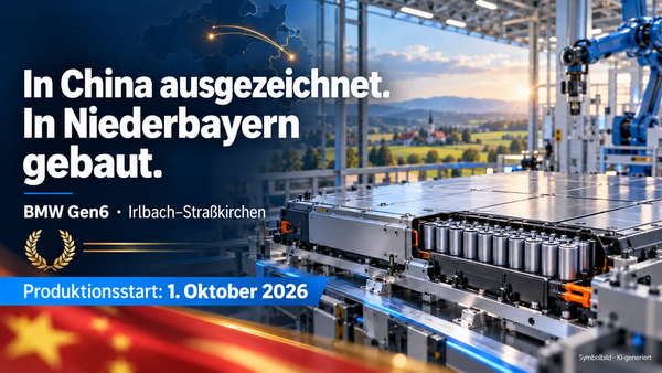 In China ausgezeichnet, in Niederbayern gebaut: Rückenwind für das neue BMW-Werk