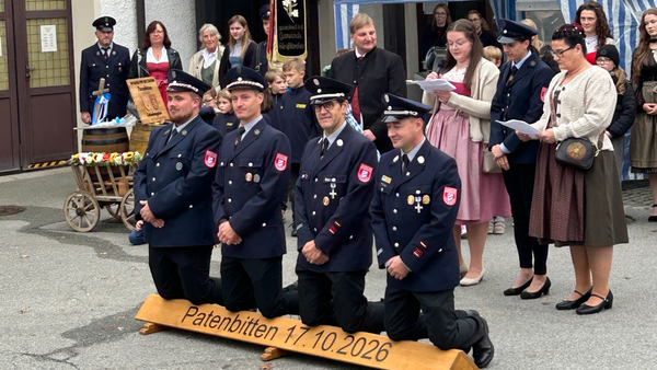 Patenbitten in Straßkirchen: Die Feuerwehr Paitzkofen bittet für ihr 150-jähriges Jubiläum um die Patenschaft